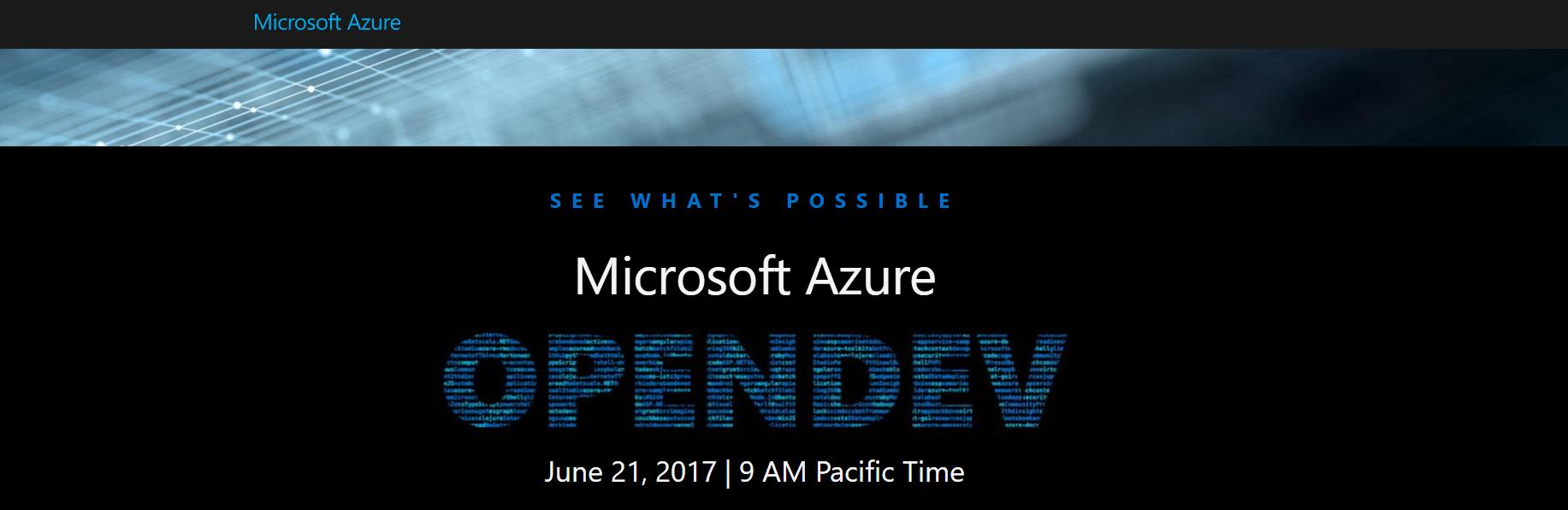 Microsoft OpenDev——云端開(kāi)源技術(shù)在線研討會(huì)