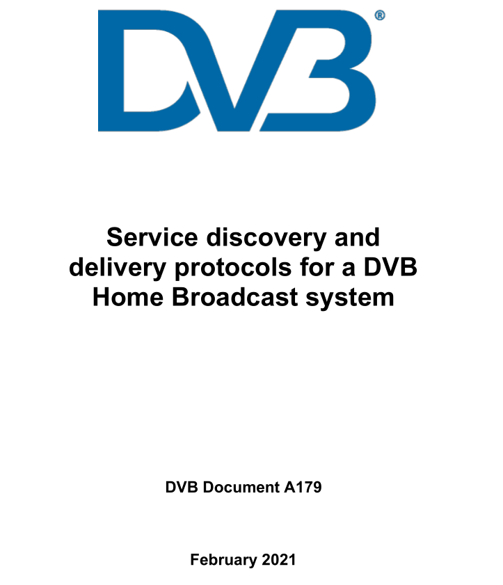 DVB發(fā)布數(shù)字視頻廣播定向廣告與家庭廣播兩項(xiàng)規(guī)范-DVBCN