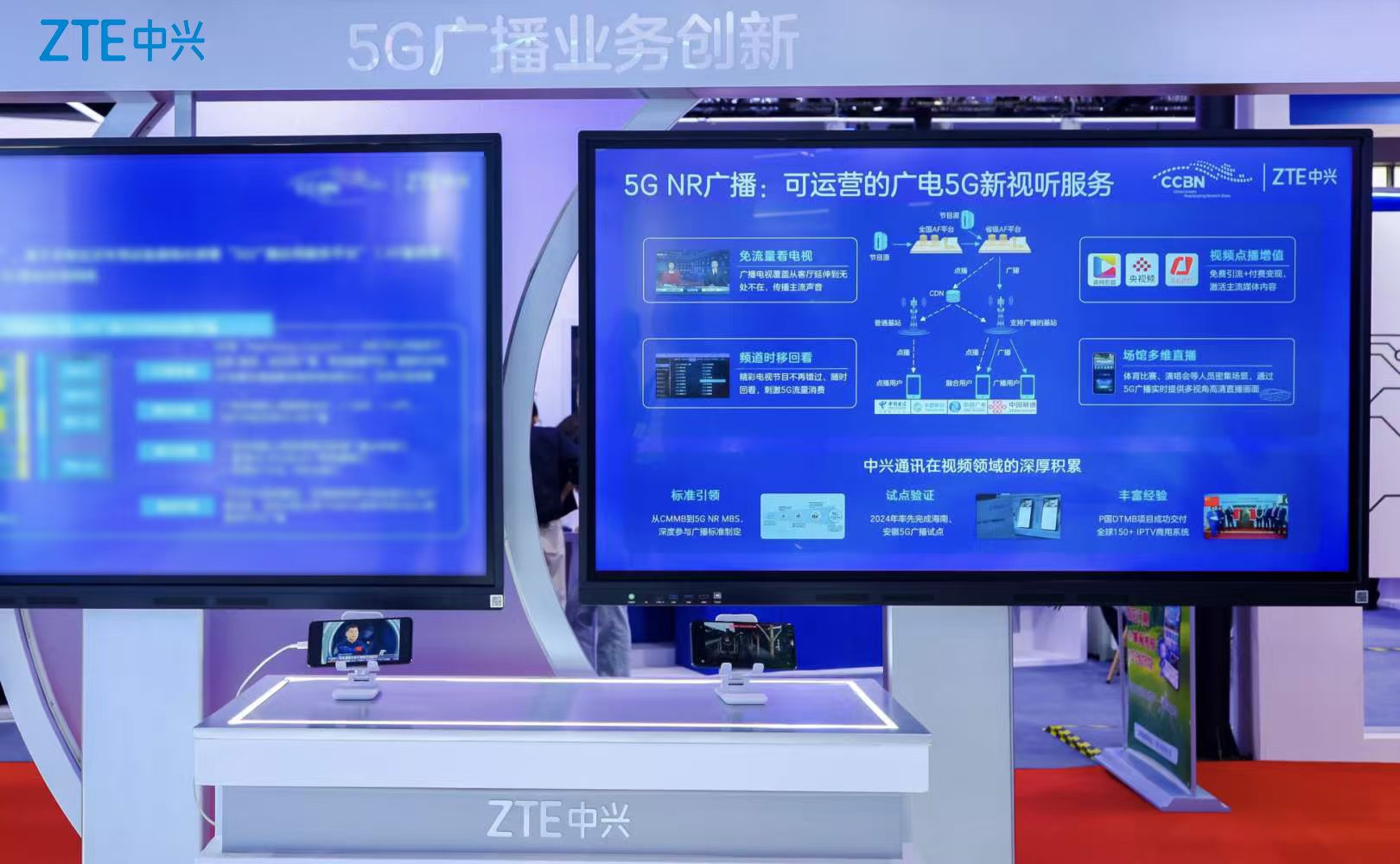 中興通訊發(fā)布5G NR廣播創(chuàng)新方案，賦能廣電新視聽